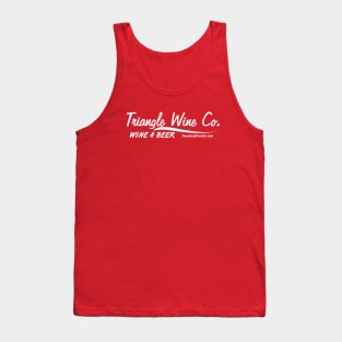 Triangle Wine Co. Vintage (white) Tank Top